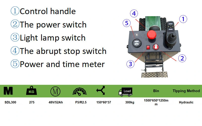 Remote Control Electric Transporter Mini Dumper Dump Truck Wheeled Dumper Crawler Dumper