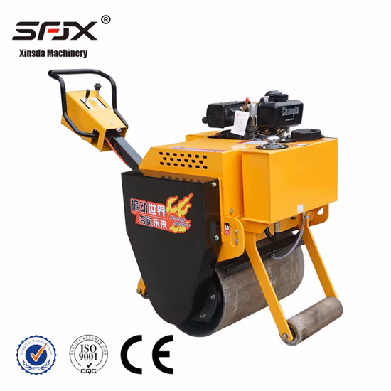 Walk Behind Gaosline/Diesel Mini Single Drum Road Roller